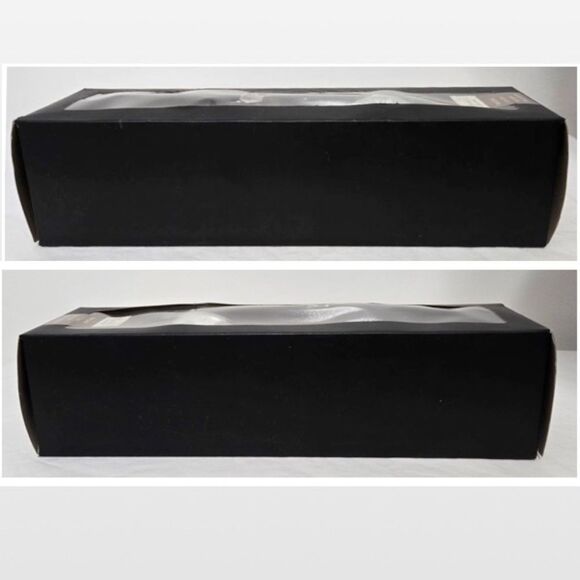 Vintage Christmas Tree Topper Silver Mirrored Glass With Glitter 10 Inch VTG - Picture 14 of 16